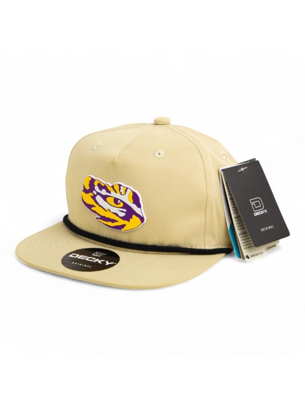 LSU Tiger Eye 3D Classic Rope Hat- Birch/ Black